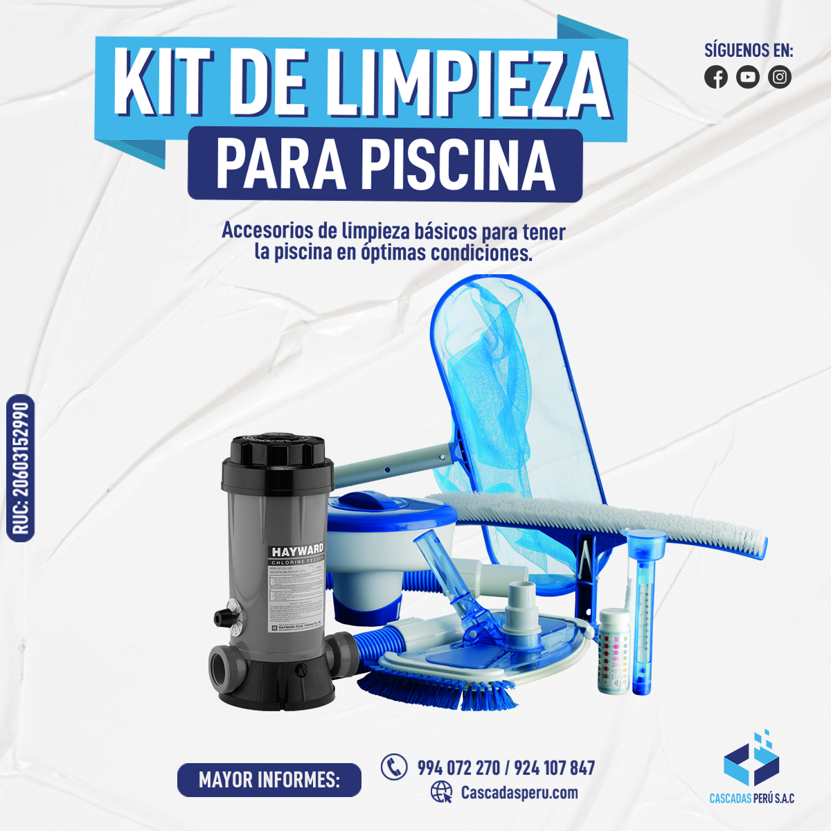 ACCESORIOS DE PISCINA